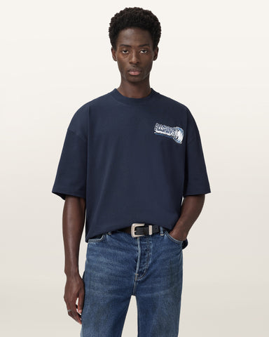 Williams X AllSaints Burnout Crew Neck T-Shirt