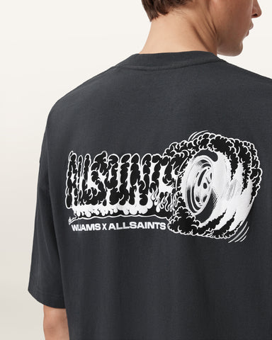 Williams X AllSaints Burnout Crew Neck T-Shirt