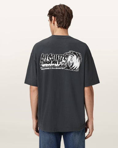 Williams X AllSaints Burnout Crew Neck T-Shirt