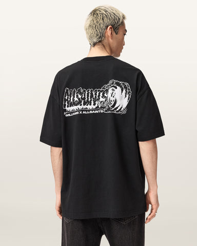 Williams X AllSaints Burnout Crew Neck T-Shirt