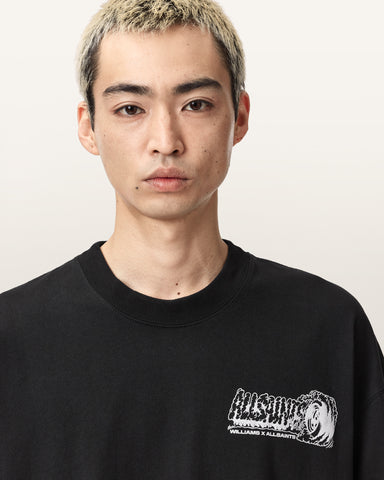 Williams X AllSaints Burnout Crew Neck T-Shirt