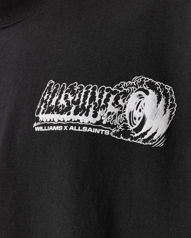 Williams X AllSaints Burnout Crew Neck T-Shirt