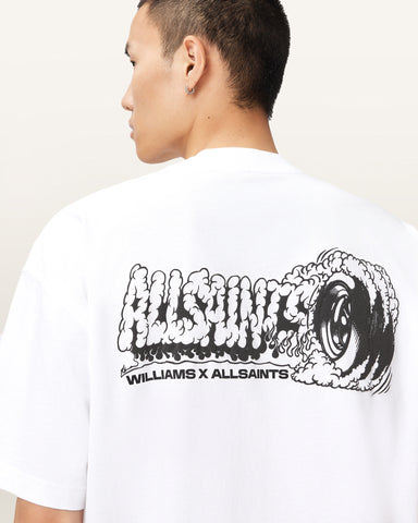 Williams X AllSaints Burnout Crew Neck T-Shirt