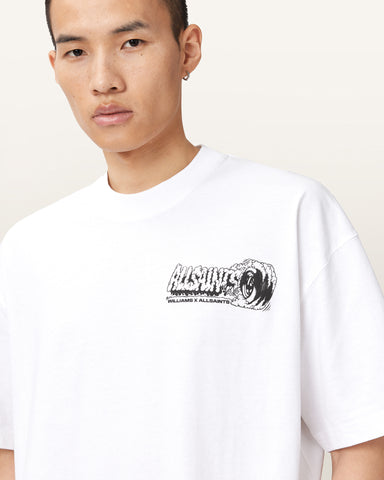 Williams X AllSaints Burnout Crew Neck T-Shirt