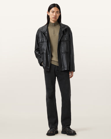 Kilburn Zip Funnel Neck Ramskull Sweater