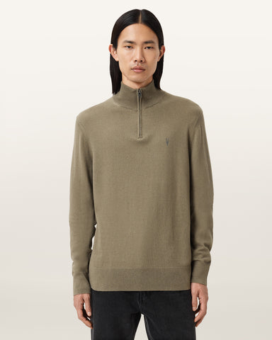 Kilburn Zip Funnel Neck Ramskull Sweater