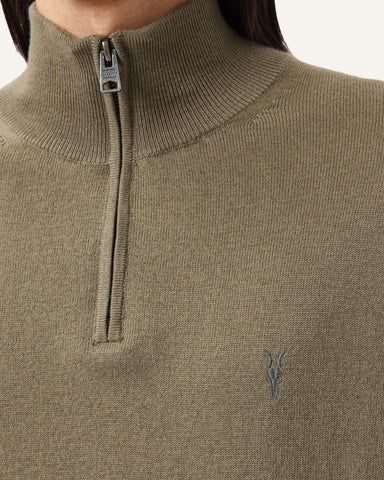 Kilburn Zip Funnel Neck Ramskull Sweater