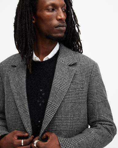 Whitlock Checked Formal Coat