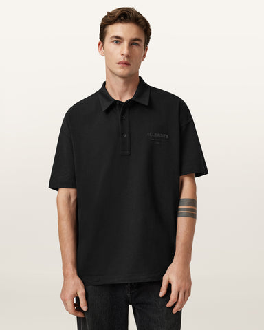 Xander Oversized Short Sleeve Polo Shirt
