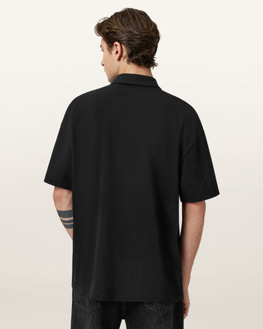 Xander Oversized Short Sleeve Polo Shirt