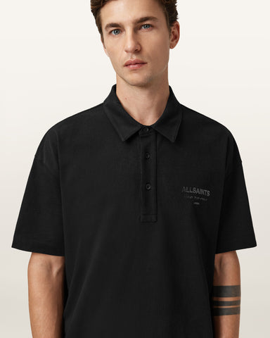 Xander Oversized Short Sleeve Polo Shirt