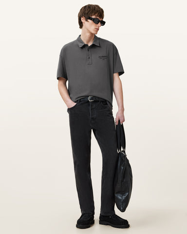 Xander Oversized Short Sleeve Polo Shirt