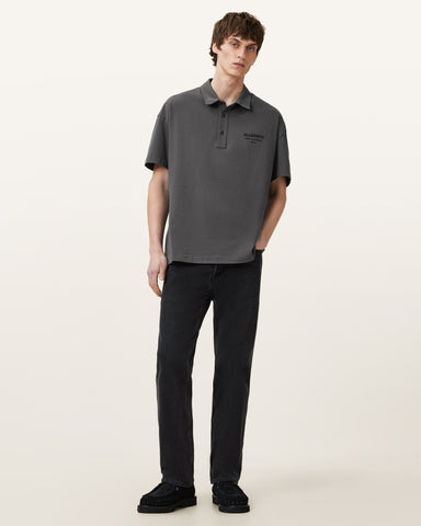 Xander Oversized Short Sleeve Polo Shirt