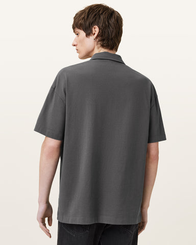 Xander Oversized Short Sleeve Polo Shirt