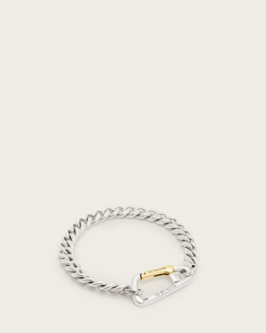 Carabiner Two Tone Bracelet