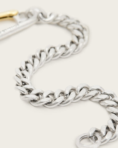 Carabiner Two Tone Bracelet