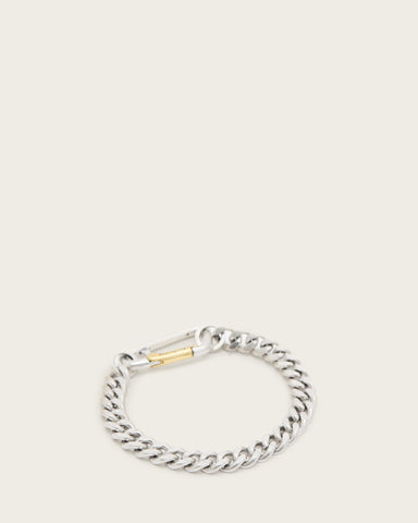 Carabiner Two Tone Bracelet