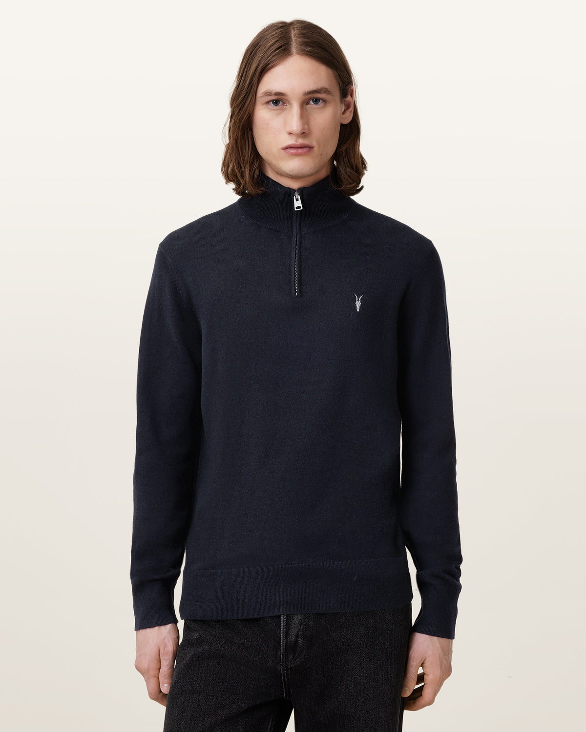 Kilburn Zip Funnel Neck Ramskull Sweater
