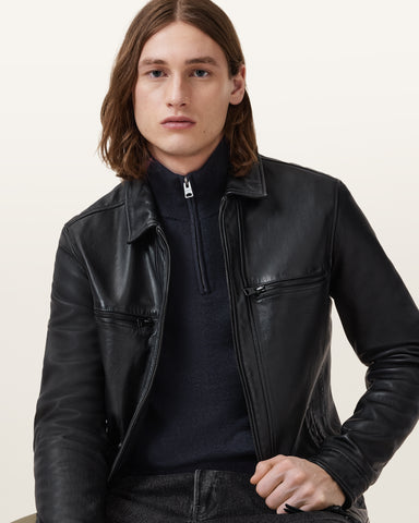 Kilburn Zip Funnel Neck Ramskull Sweater