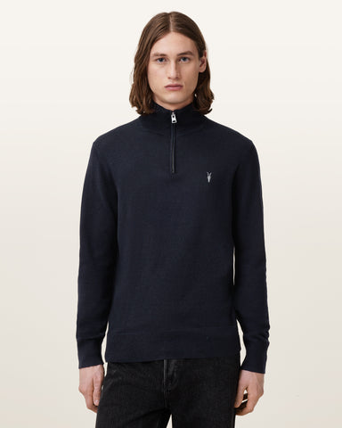 Kilburn Zip Funnel Neck Ramskull Sweater