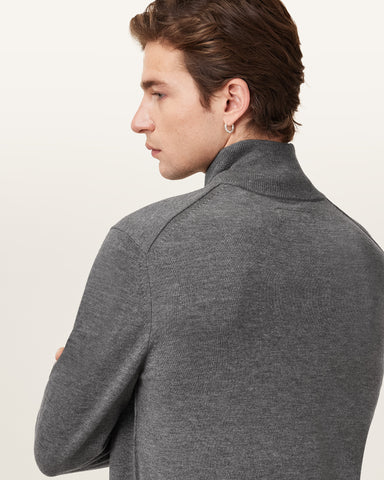 Kilburn Zip Funnel Neck Ramskull Sweater