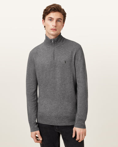 Kilburn Zip Funnel Neck Ramskull Sweater