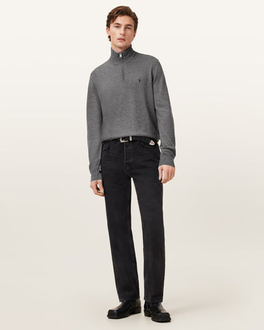 Kilburn Zip Funnel Neck Ramskull Sweater