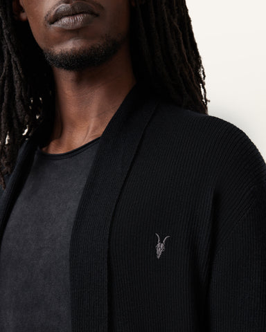 Mode Merino Ramskull Open Cardigan