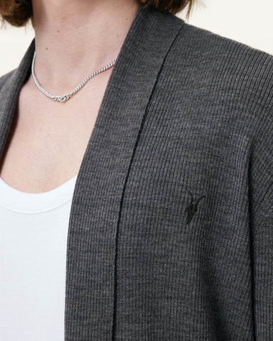 Mode Merino Ramskull Open Cardigan