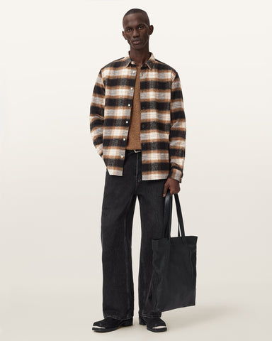 Mercy Checked Relaxed Fit Ramskull Shirt