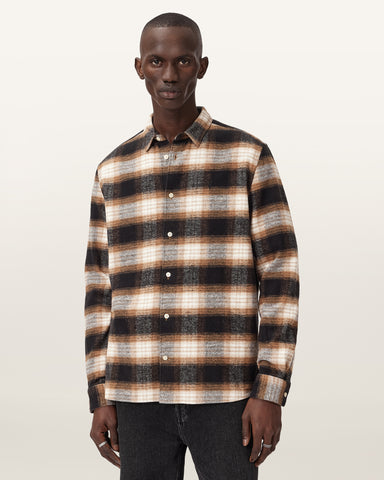 Mercy Checked Relaxed Fit Ramskull Shirt