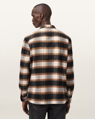 Mercy Checked Relaxed Fit Ramskull Shirt