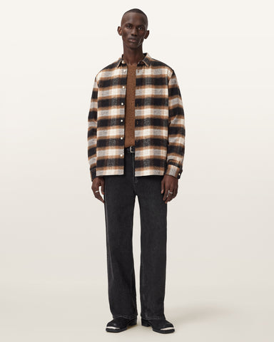 Mercy Checked Relaxed Fit Ramskull Shirt