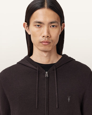 Mode Merino Zip Up Ramskull Hoodie