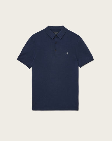 Mode Merino Short Sleeve Ramskull Polo Shirt