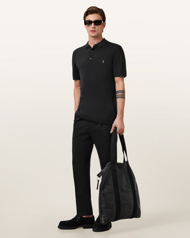 Mode Merino Short Sleeve Ramskull Polo Shirt