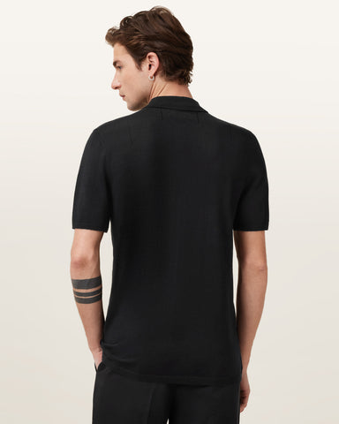 Mode Merino Short Sleeve Ramskull Polo Shirt