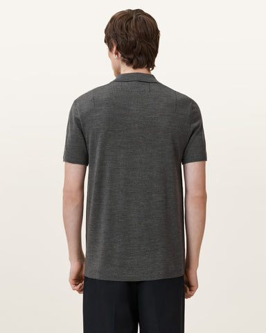 Mode Merino Short Sleeve Ramskull Polo Shirt