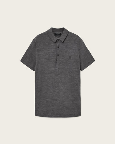 Mode Merino Short Sleeve Ramskull Polo Shirt