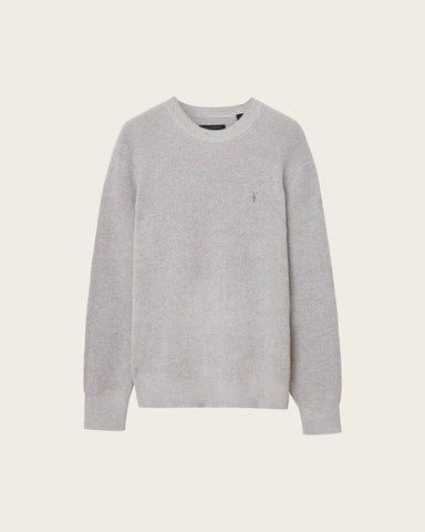 Aspen Waffle Texture Crew Neck Ramskull Sweater