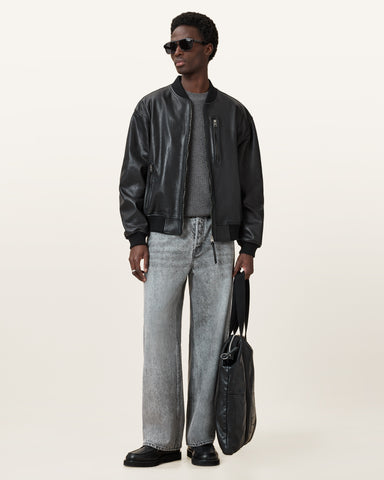 Aspen Waffle Texture Crew Neck Ramskull Sweater