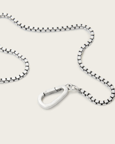 Split Heart Sterling Silver Necklace