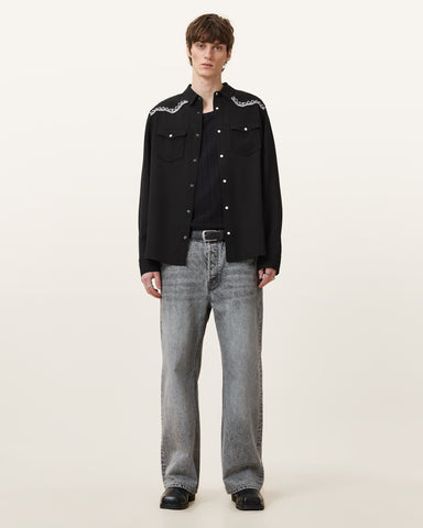 Dallin Embroidered Long Sleeve Shirt