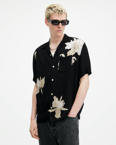 Lachaise Floral Print Relaxed Fit Shirt