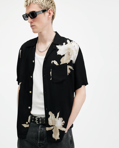 Lachaise Floral Print Relaxed Fit Shirt