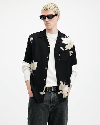 Lachaise Floral Print Relaxed Fit Shirt