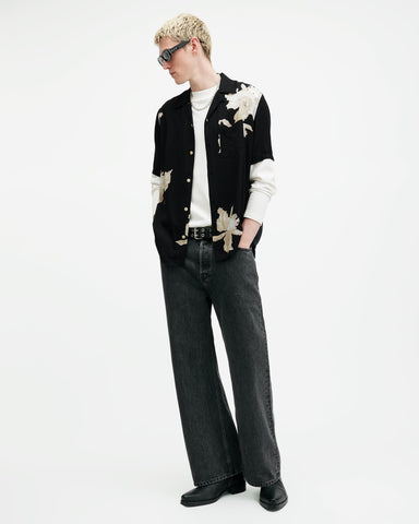 Lachaise Floral Print Relaxed Fit Shirt