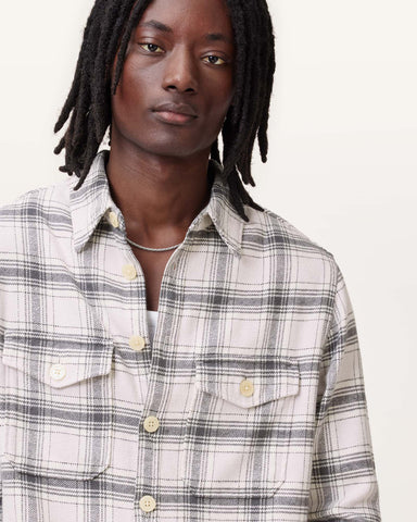 Hamura Checked Relaxed Fit Shirt