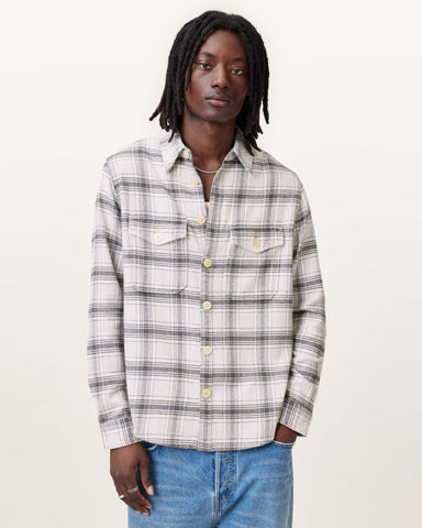 Hamura Checked Relaxed Fit Shirt