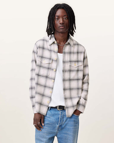Hamura Checked Relaxed Fit Shirt